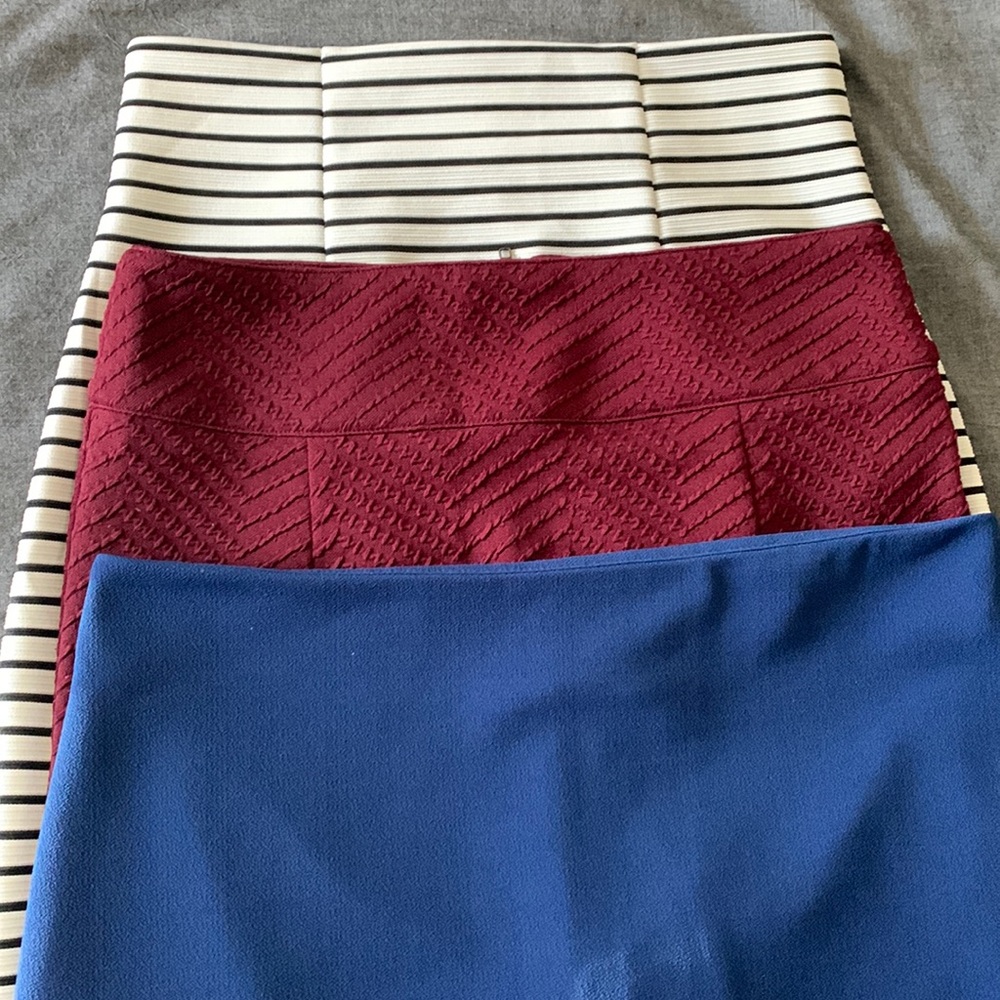 Bundle of 3 pencil skirts - medium & large